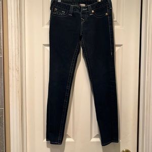 True Religion Rockstar skinny size 25